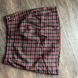 TRIPP NYC Schoolgirl Naughty Plaid Red and Black Women's Skirt Medium